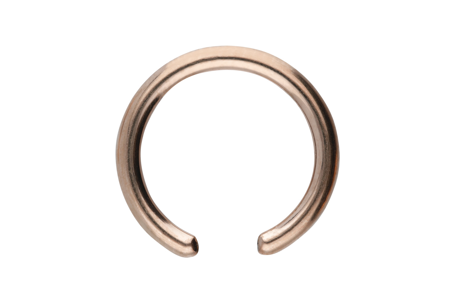 Titan Klemmkugelring Piercing ohne Kugel